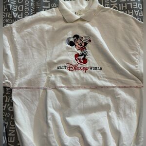 COPY - Woman’s gently worn Walt Disney World collared pullover sweater.